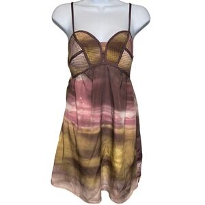 Xhilaration‎ Y2K Womens Tie Dye Print Dress Size S Indie Festival Retro Britney